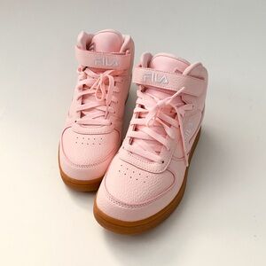 Fila Pink High Top Sneakers